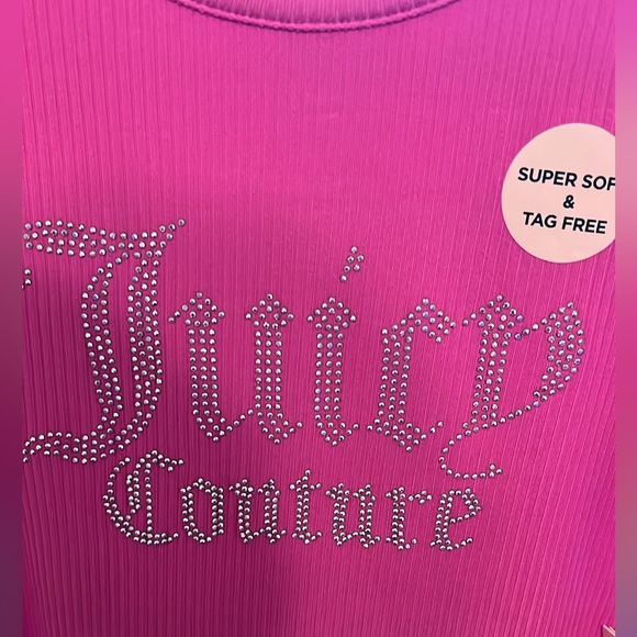Juicy Couture Girls NWT Cotton 2 Piece Pajamas Long Sleeve and Long Pants - Picture 4 of 7